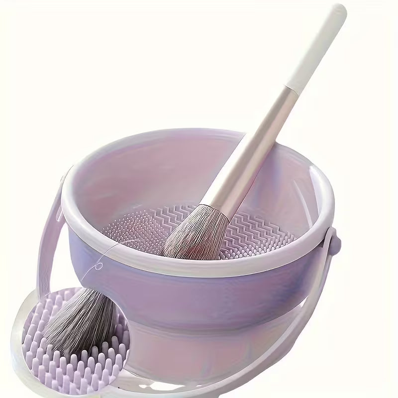BlushHaus 2-in-1 Makeup Brush Cleaner & Drying Rack