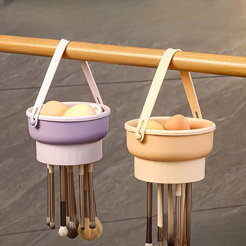 BlushHaus 2-in-1 Makeup Brush Cleaner & Drying Rack