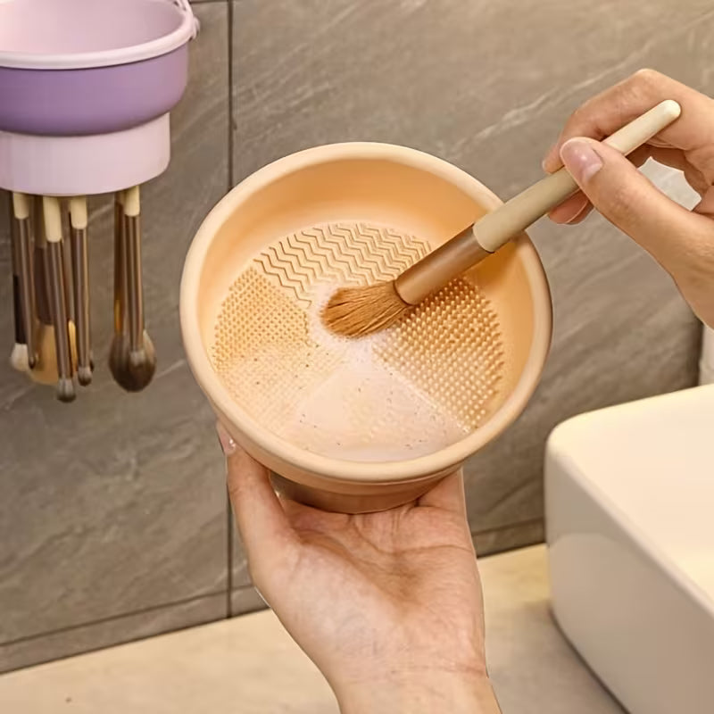 BlushHaus 2-in-1 Makeup Brush Cleaner & Drying Rack